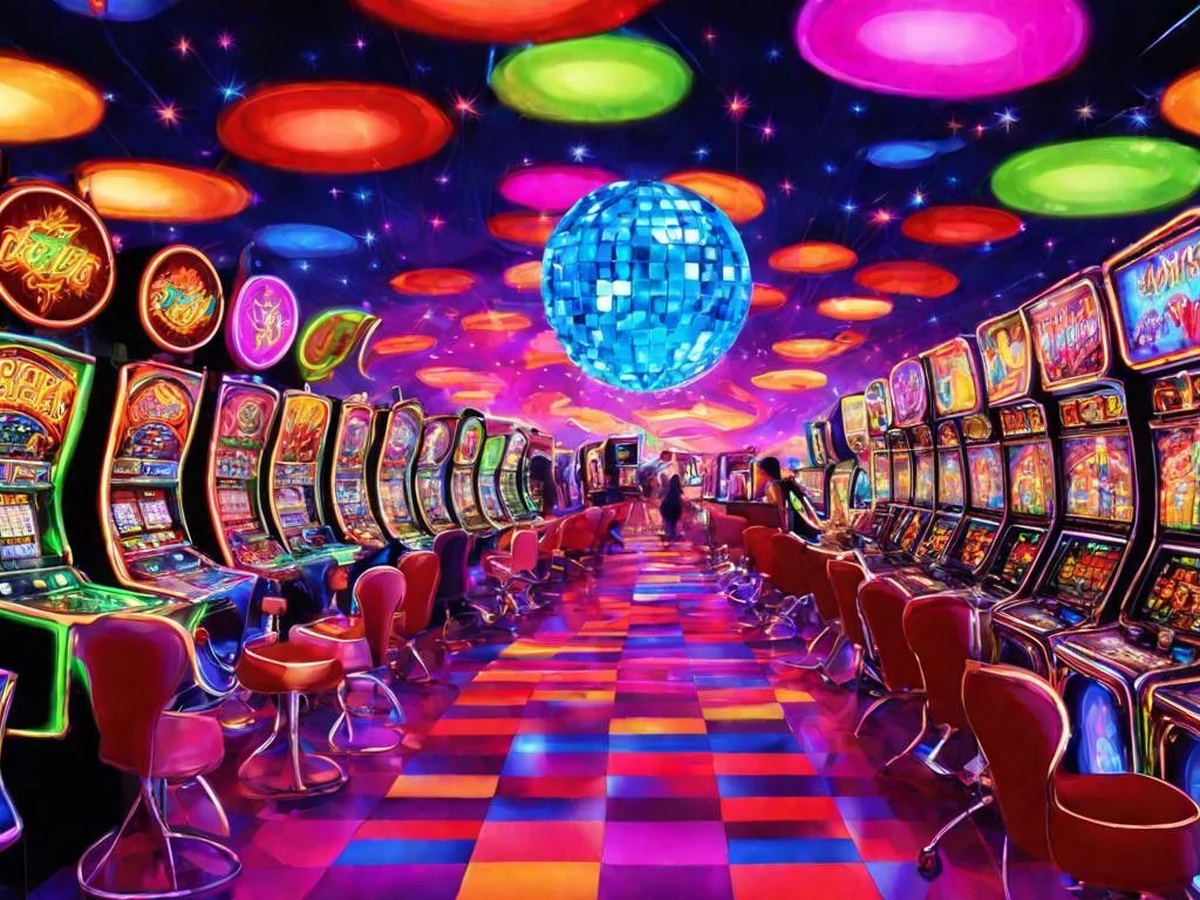 Tampilan permainan slot mobile KOPI77 dengan reel berwarna