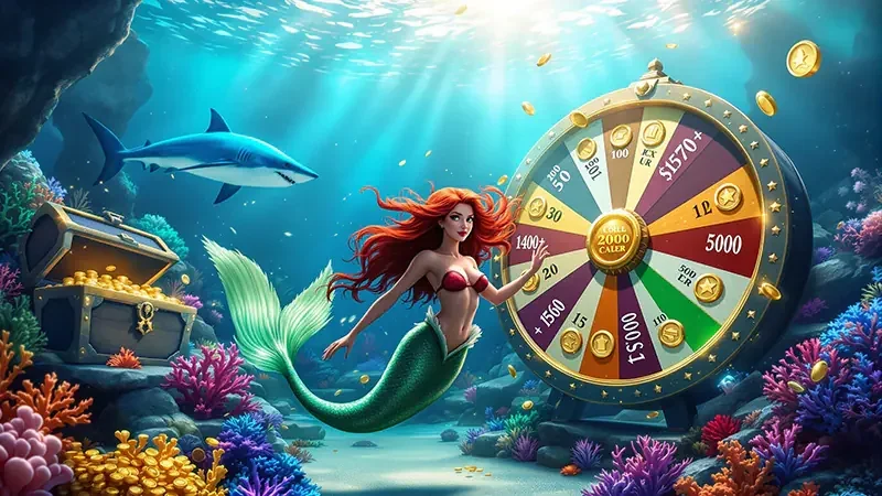 Visual arena bawah laut untuk permainan tembak ikan KOPI77